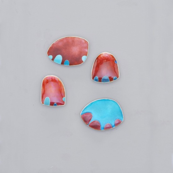 Angry Sea Anemone Brooches 